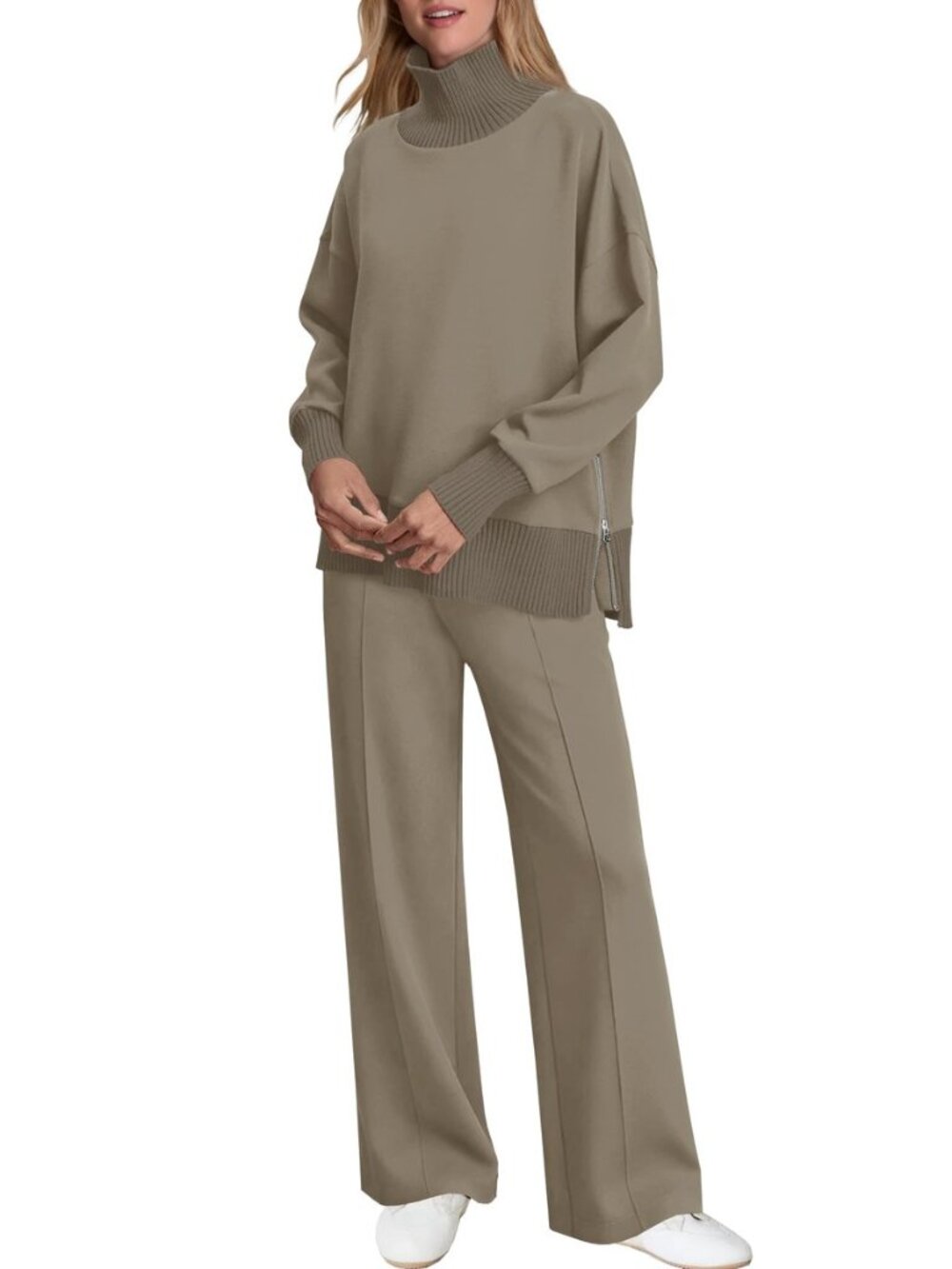 Womens 2 Piece Outfits Fall Matching Lounge Sets